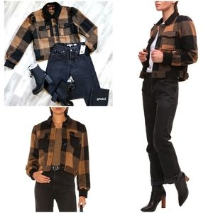 NWT n:Philanthropy Renzo Jacket in Plaid Multi